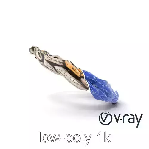 Celtic Torc Intricate Twisted Metal Design model pack Low-poly 3D model