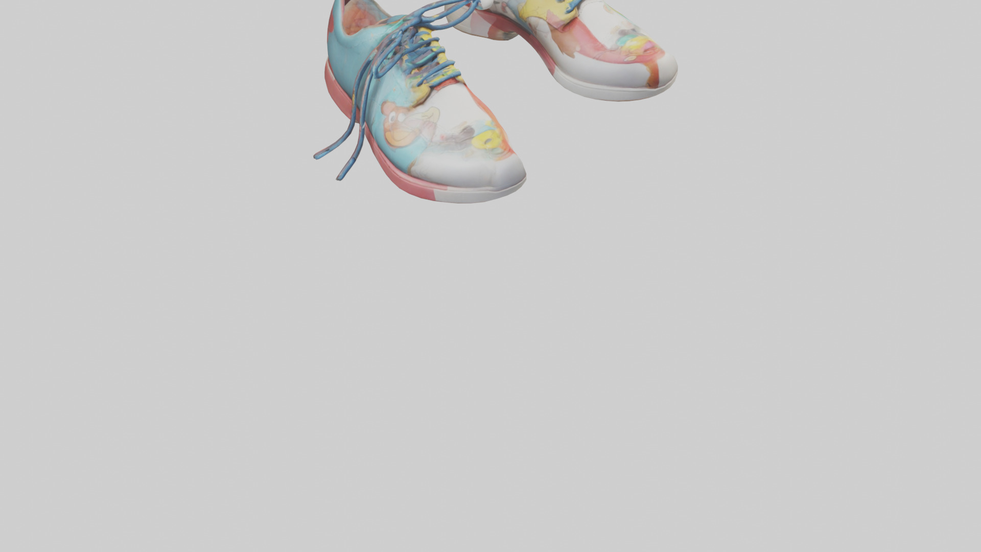 Cartoon Shoes model 3D model_7