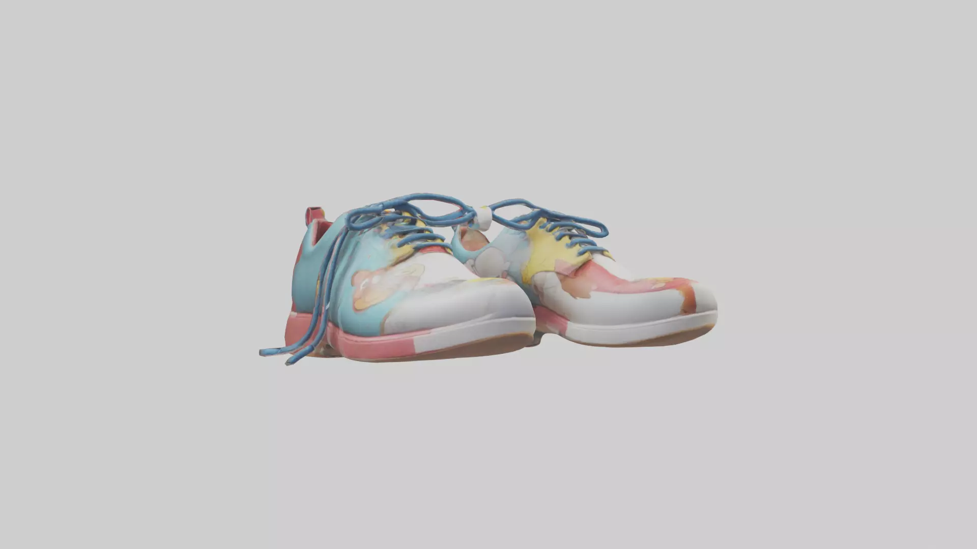 Cartoon Shoes model 3D model_0