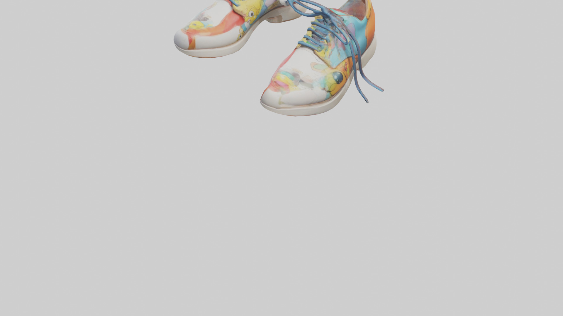 Cartoon Shoes model 3D model_6