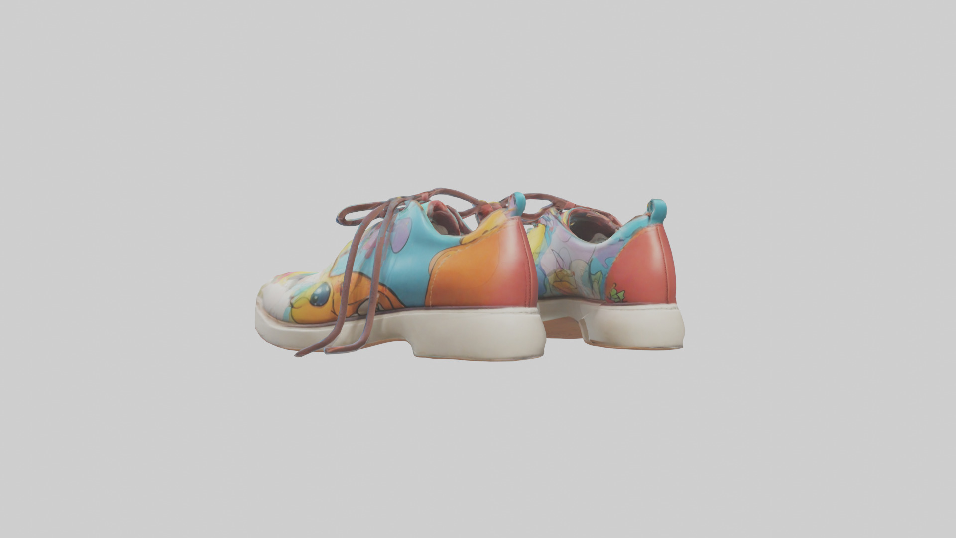Cartoon Shoes model 3D model_2