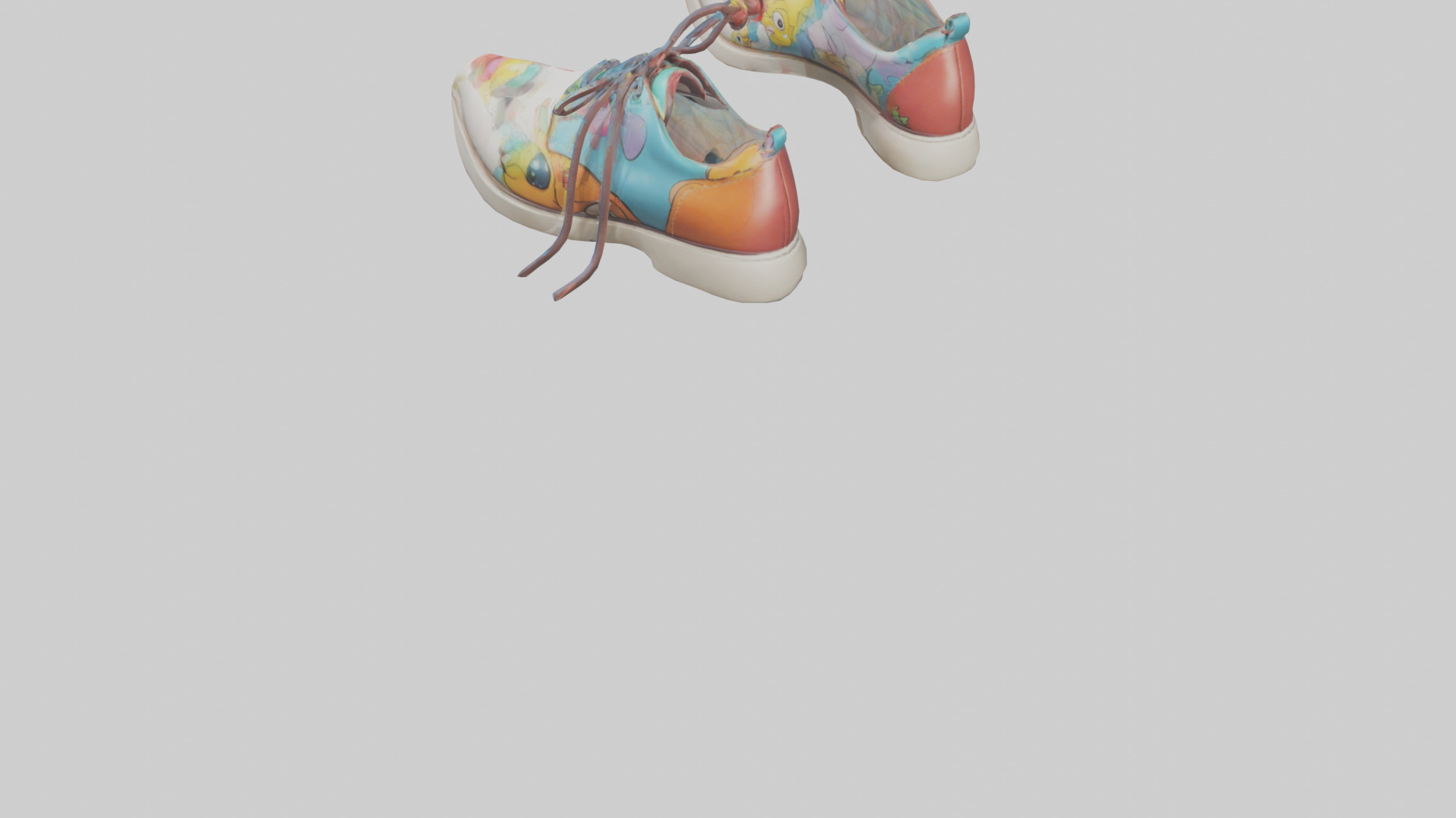 Cartoon Shoes model 3D model_4