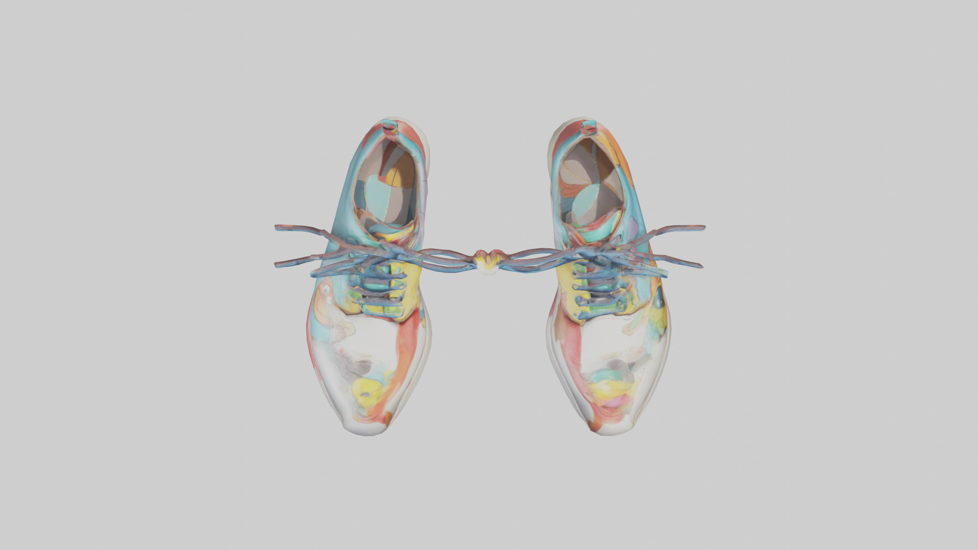 Cartoon Shoes model 3D model_14