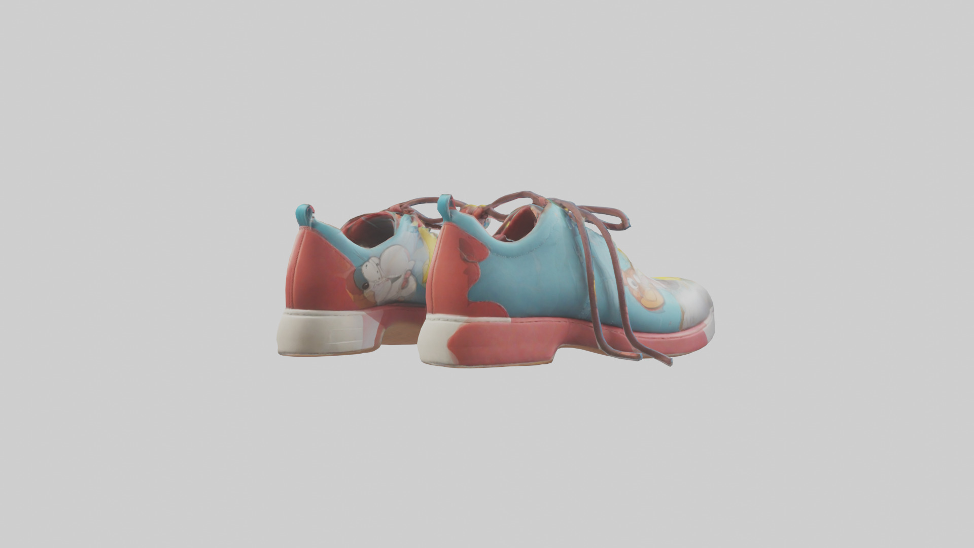 Cartoon Shoes model 3D model_3