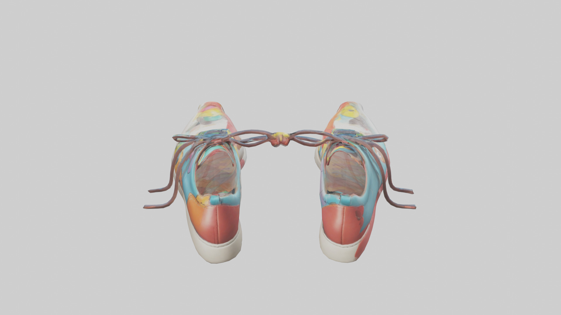 Cartoon Shoes model 3D model_15