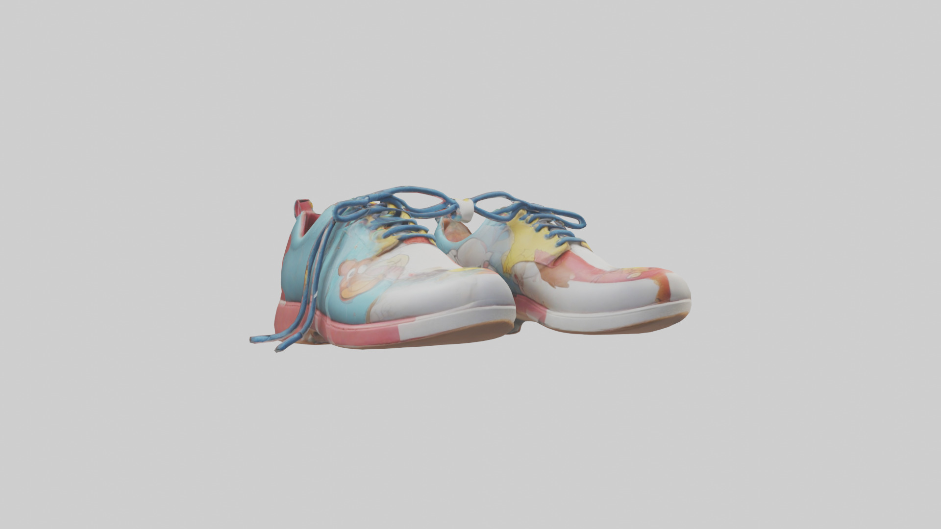 Cartoon Shoes model 3D model_11