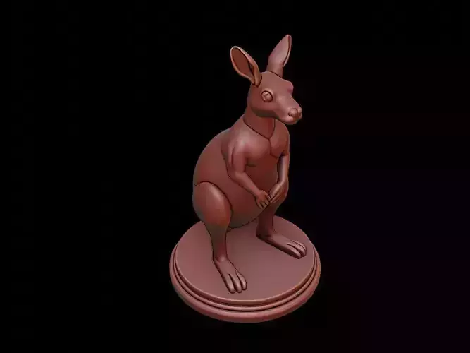 Kangaroo Figure Printable