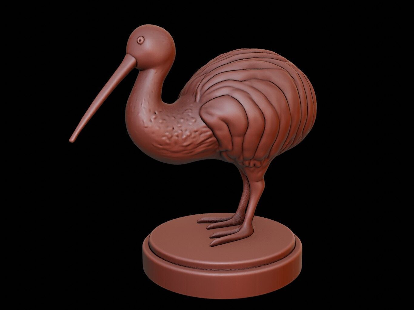 Kiwi Figure Printable 3D print model_2