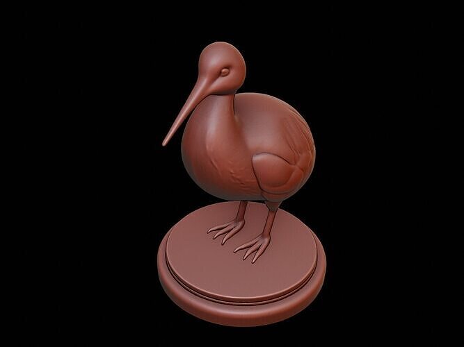 Kiwi Figure Printable 3D print model