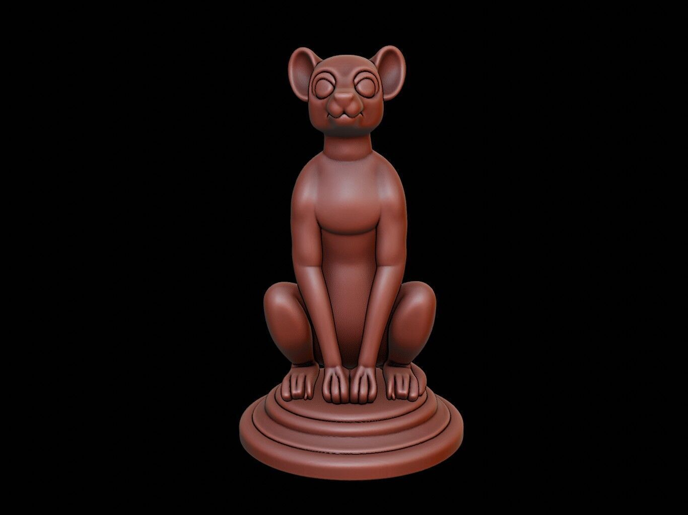Lemur Figure Printable 3D print model_2
