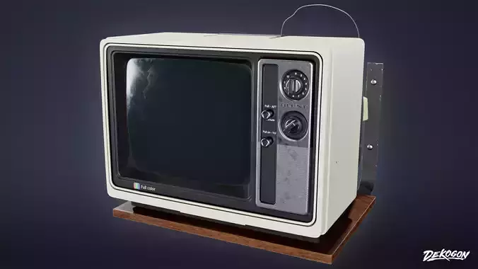 LAUNDROMAT - Television Mounted 01 - NANITE