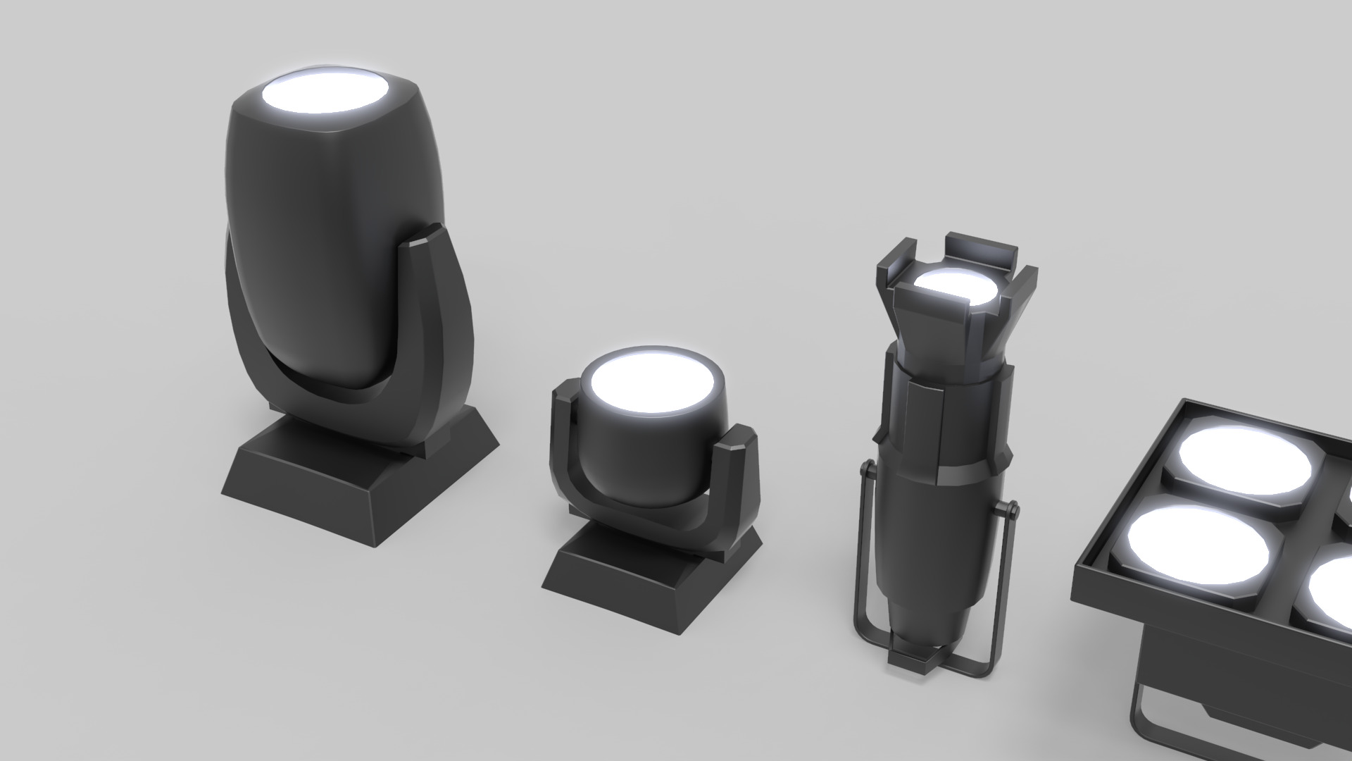 Stage Lights 3D model_6