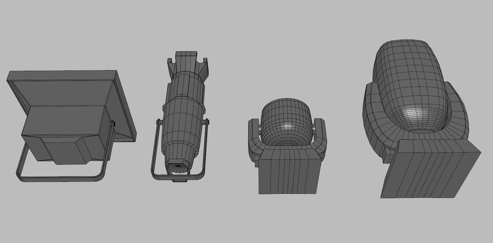 Stage Lights 3D model_14