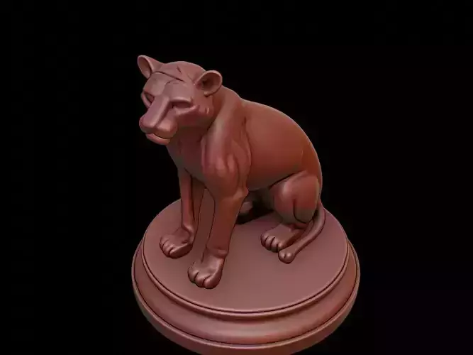 Leopard Figure Printable