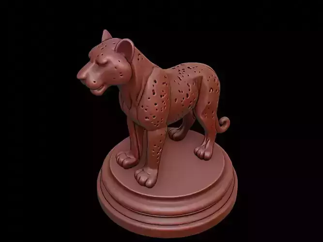 Leopard Figure Printable