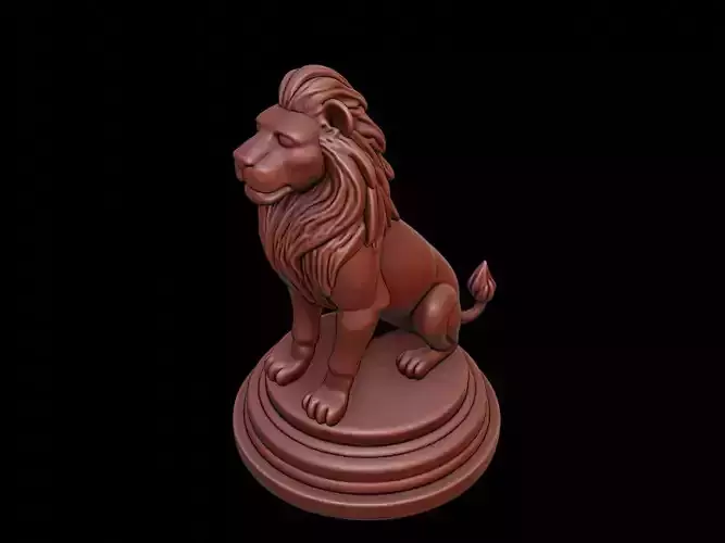 Lion Figure Printable