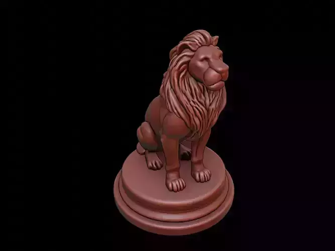 Lion Figure Printable