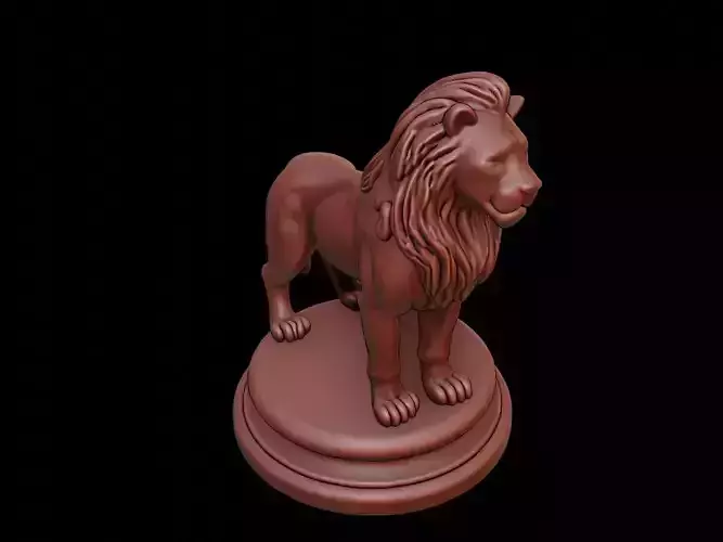 Lion Figure Printable