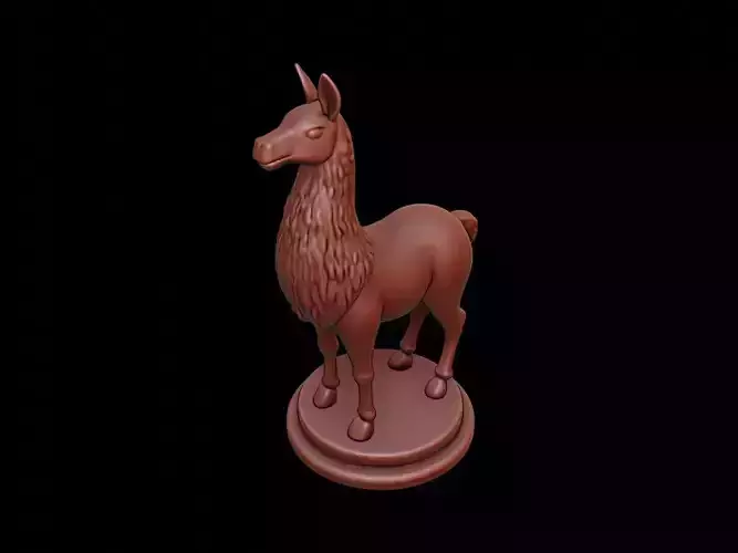 Llama Figure Printable