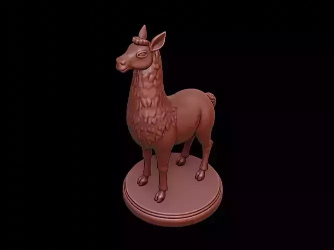 Llama Figure Printable