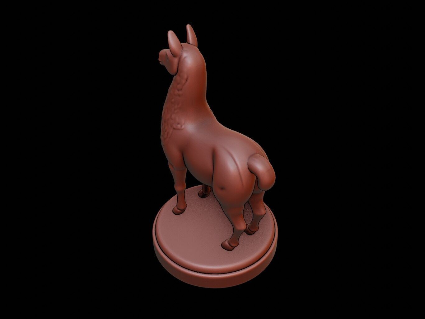 Llama Figure Printable 3D print model_1