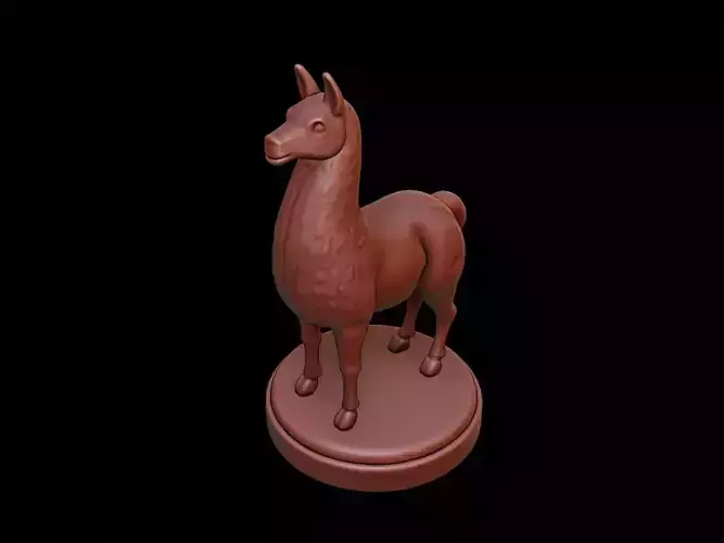 Llama Figure Printable