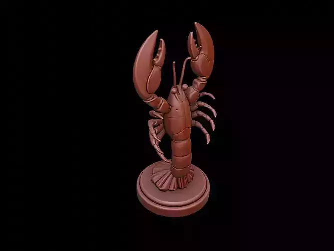 Lobster Figure Printable 3D print model