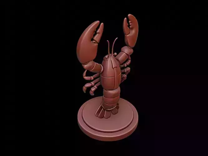 Lobster Figure Printable 3D print model
