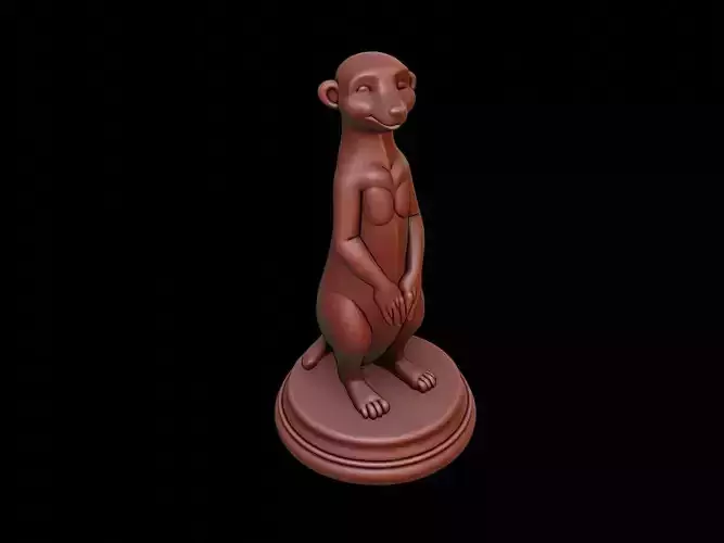 Meerkat Figure Printable 3D print model