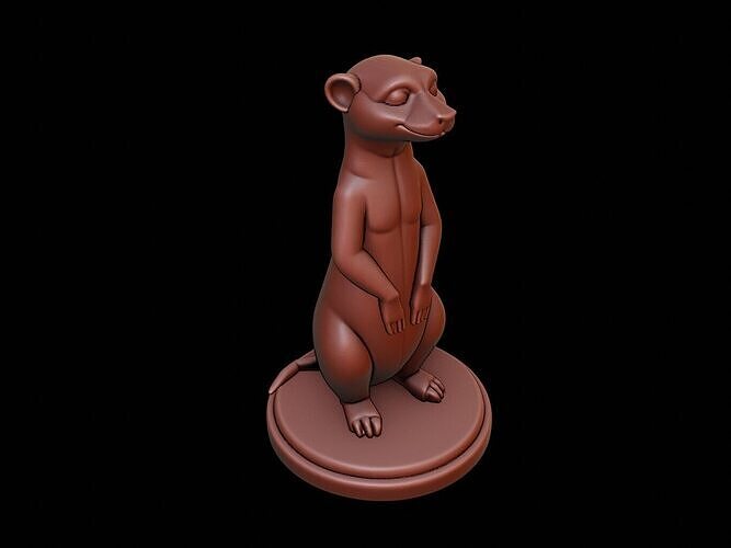 Meerkat Figure Printable 3D print model