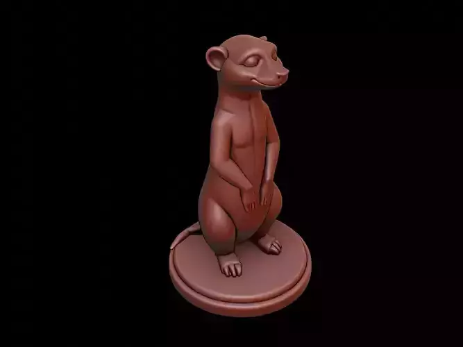 Meerkat Figure Printable 3D print model