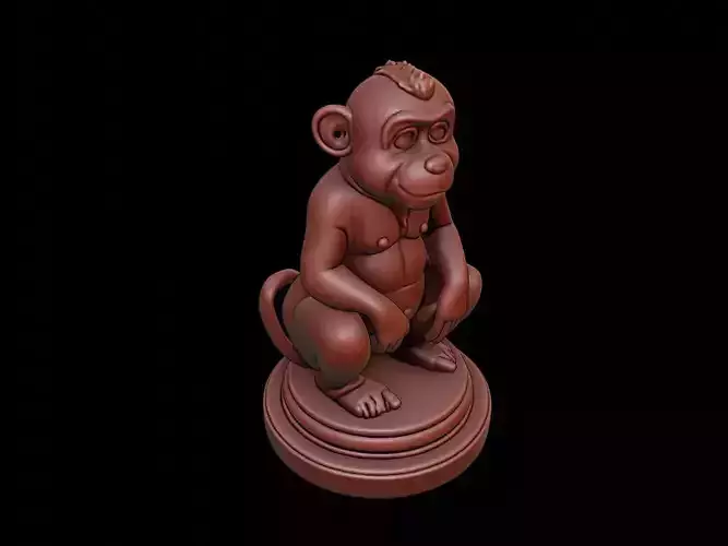 Monkey Figure Printable