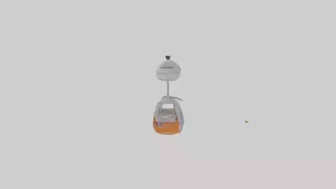 Cartoon Ski Lift model