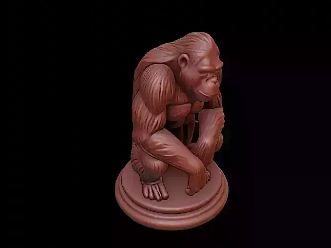 Orangutan Figure Printable