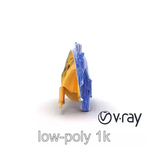 Papyrus Toy With Drawings Model Pack Low-poly 3D model