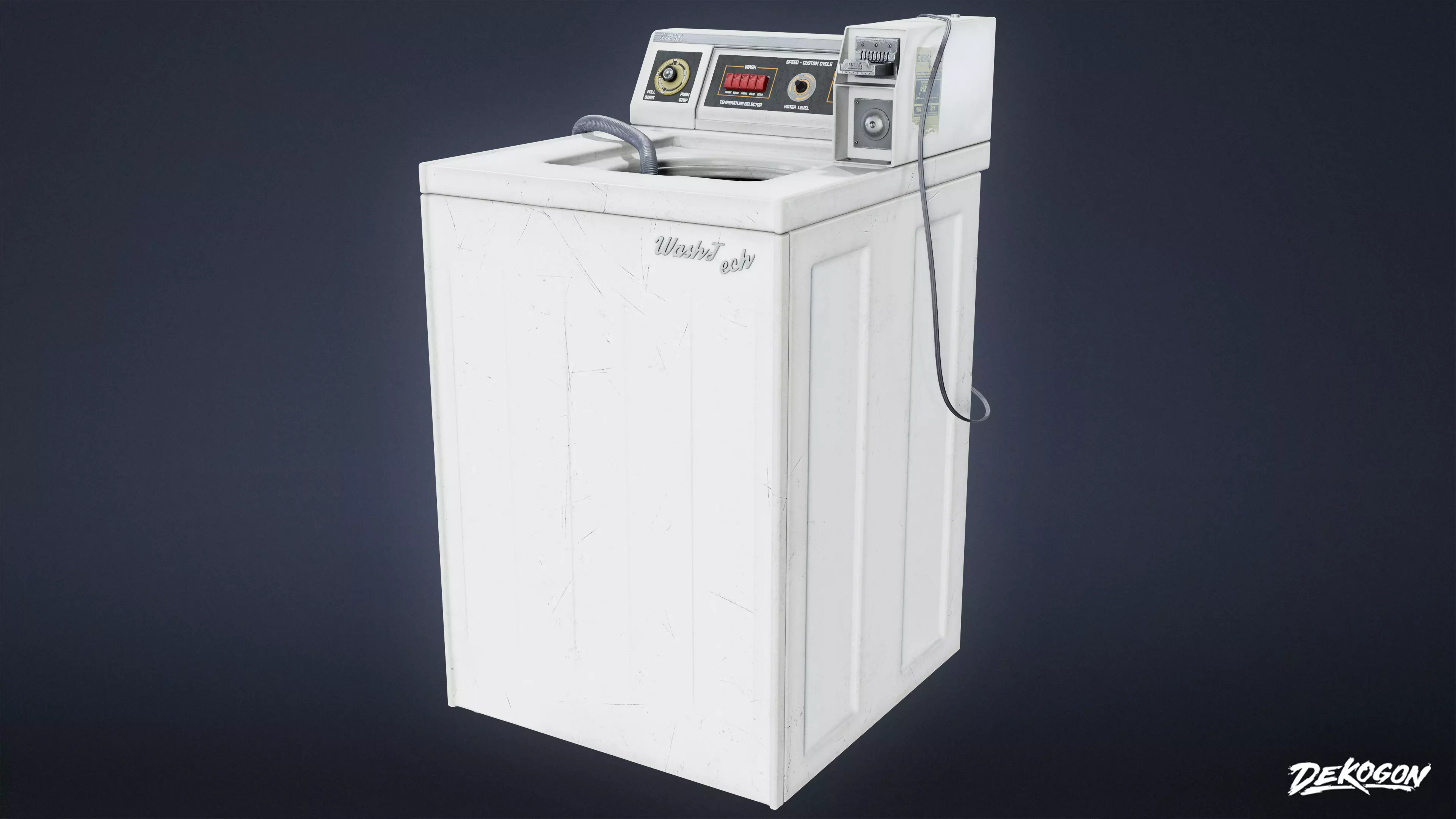 LAUNDROMAT - Washing Machine 08 - NANITE Low-poly 3D model