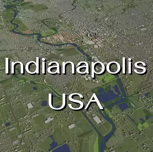 Indianapolis USA - city and urban