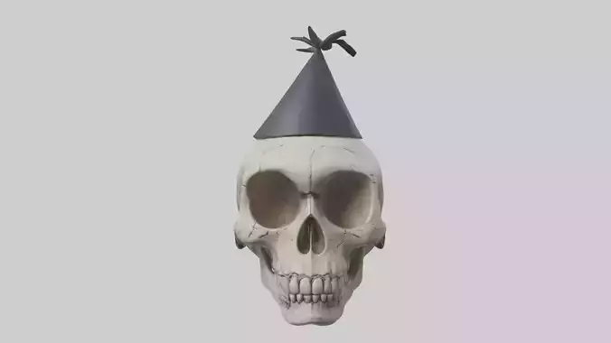 Cartoon Skull model 3D model