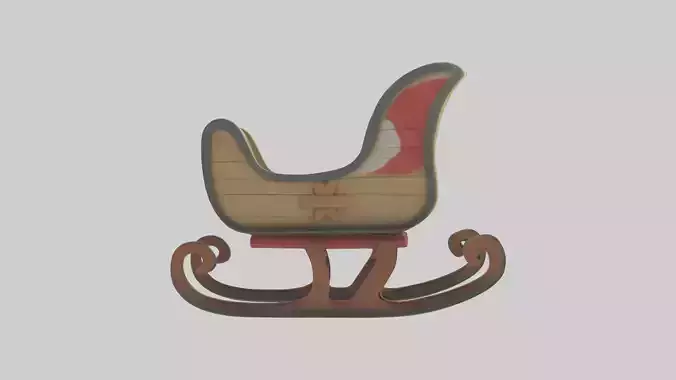 Cartoon Sled model