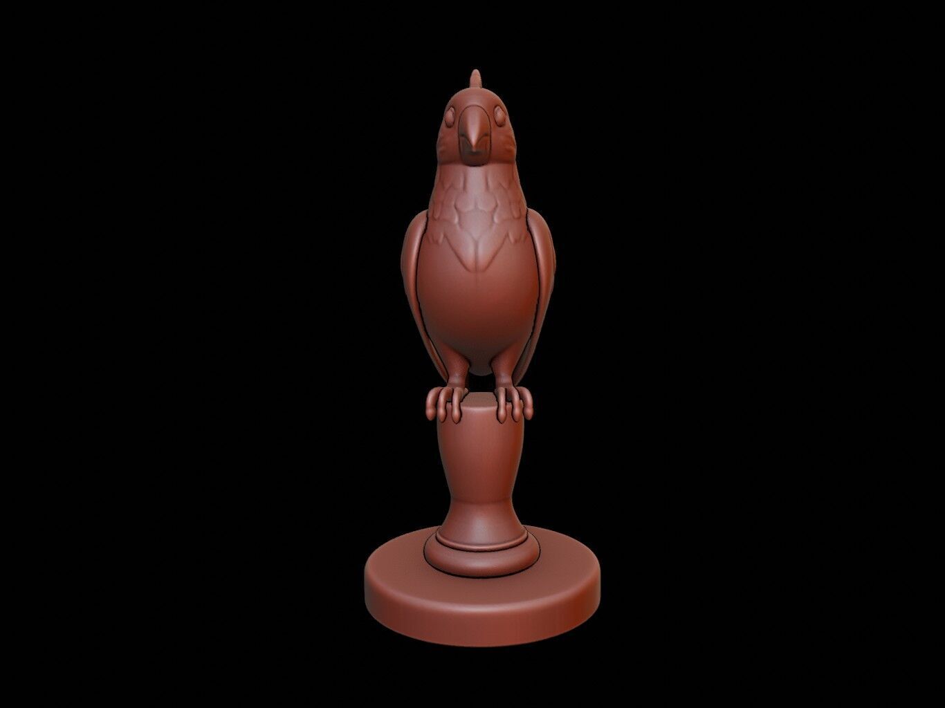 Parrot Figure Printable 3D print model_2