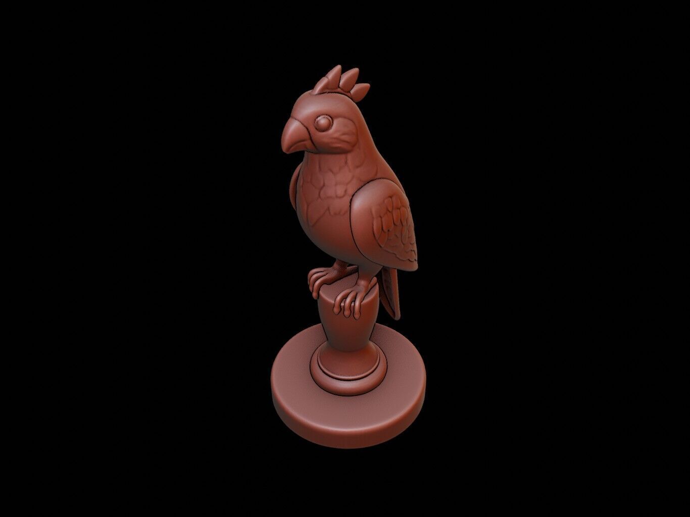 Parrot Figure Printable 3D print model_1