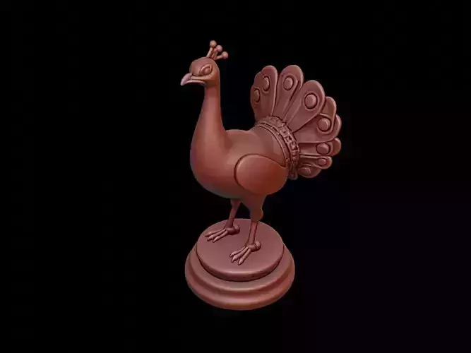 Peacock Figure Printable
