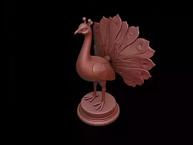 Peacock Figure Printable