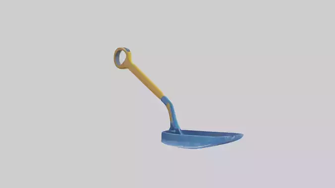 Cartoon Snow Shovel model 3D model