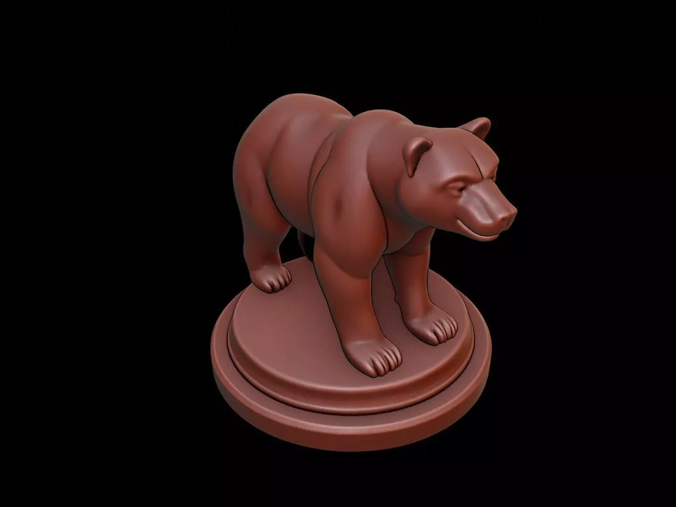 Polar Bear Figure Printable 3D print model_0