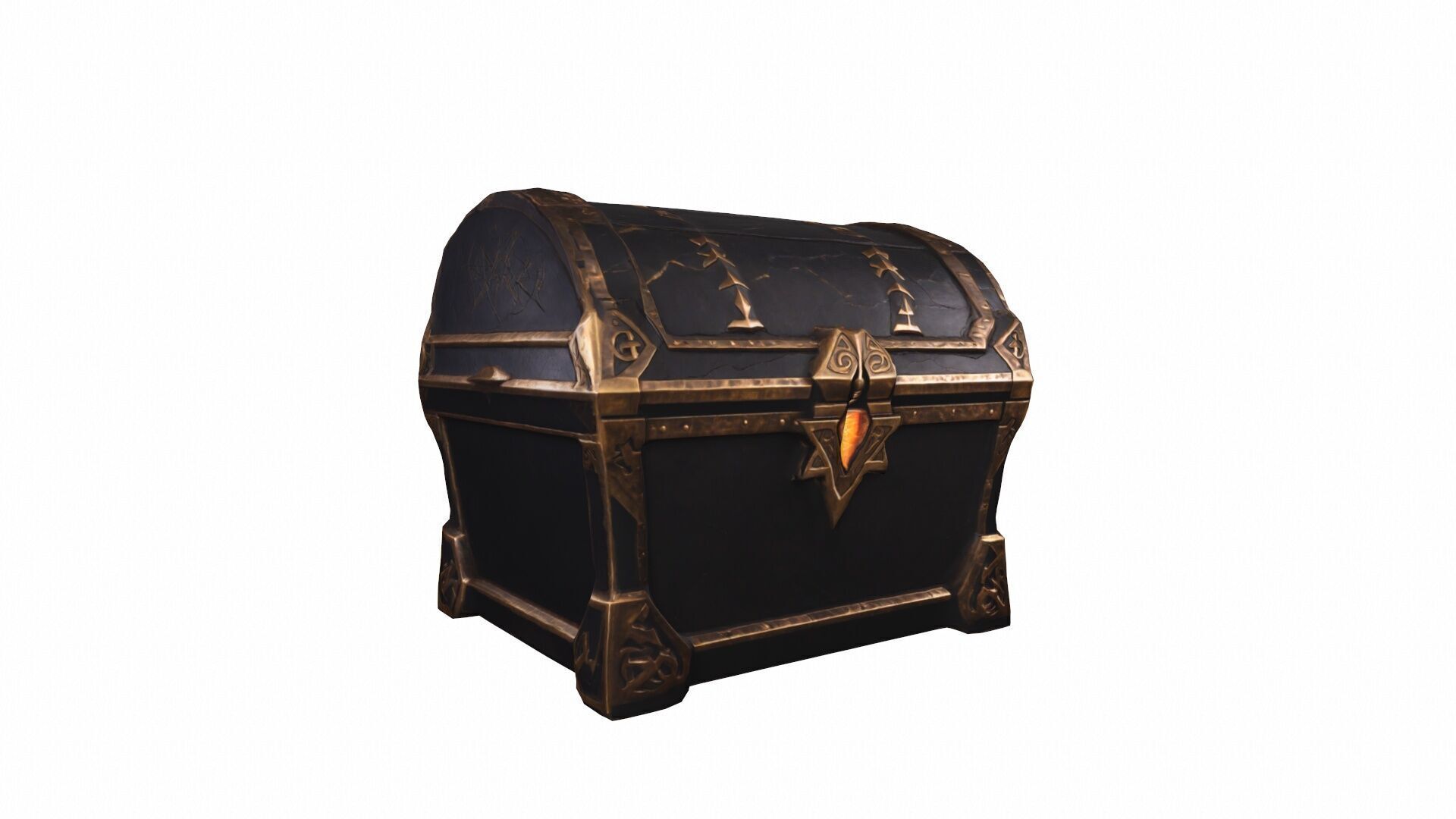 A Legendary Treasure Chest 3D model_2