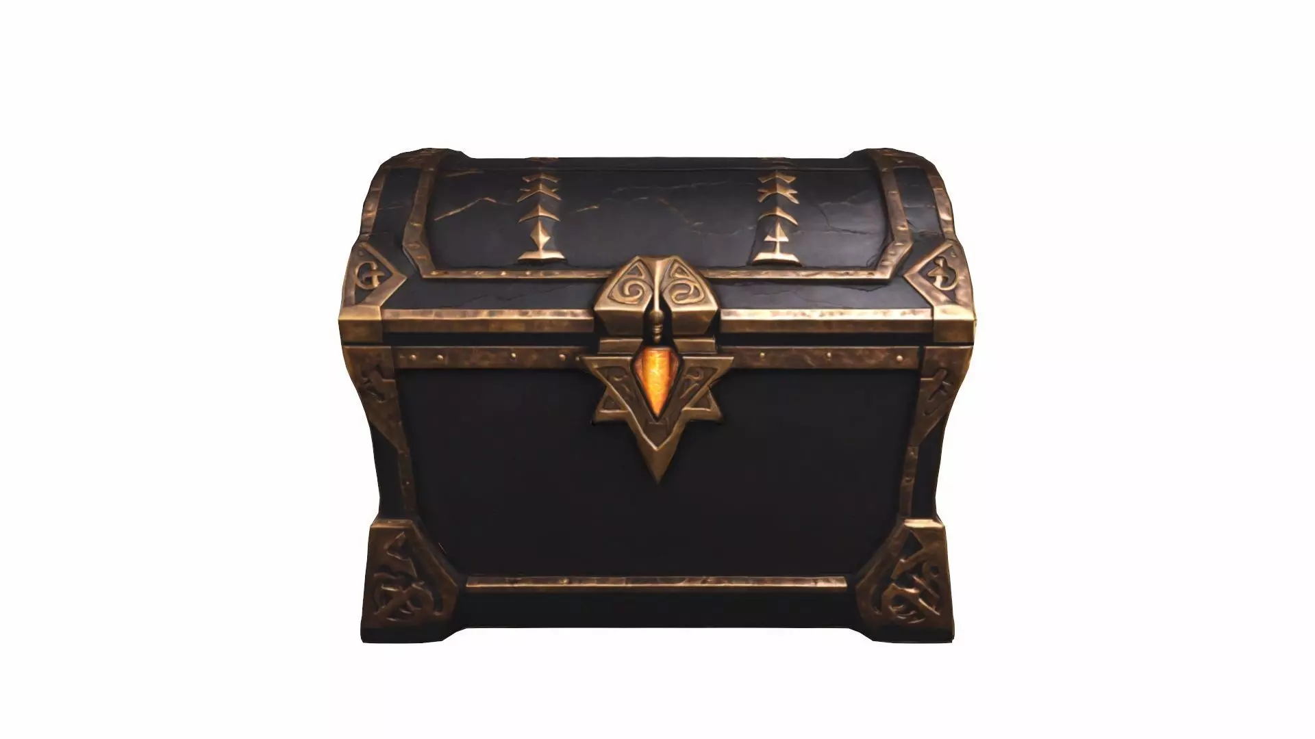 A Legendary Treasure Chest 3D model_0
