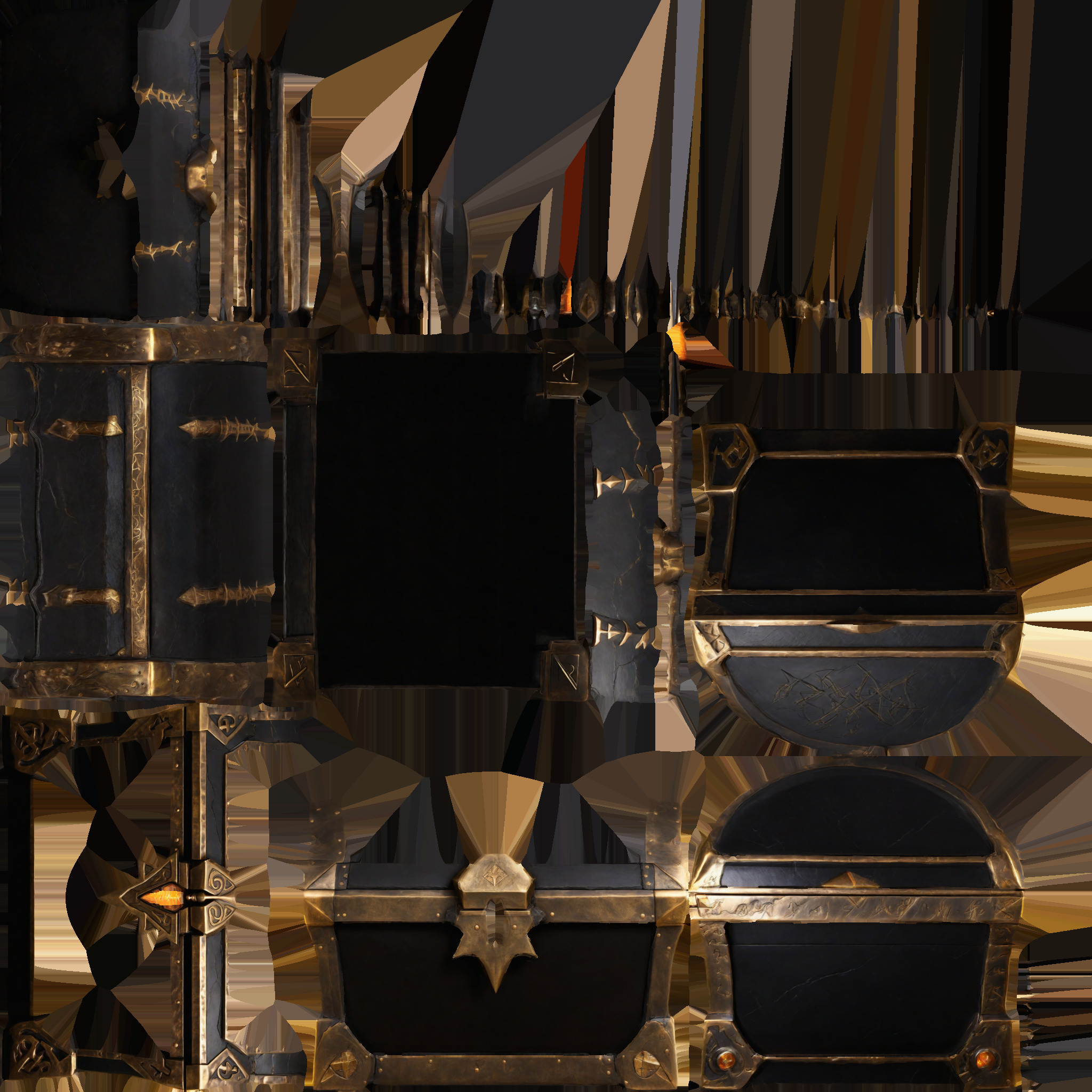 A Legendary Treasure Chest 3D model_10