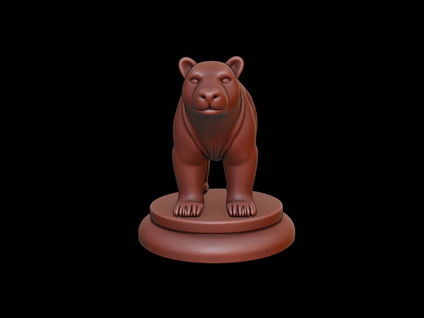 Polar Bear Figure Printable 3D print model_2