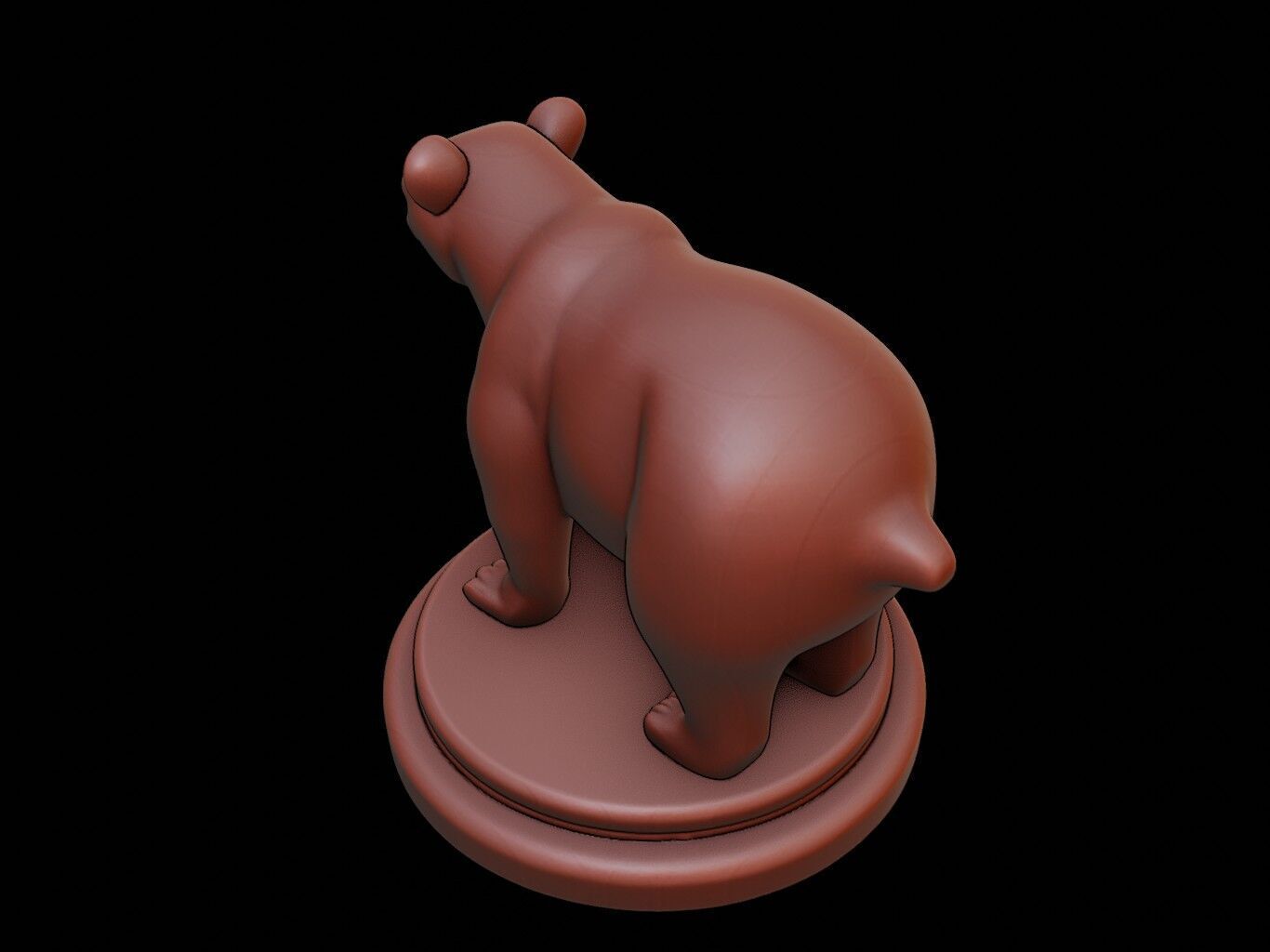 Polar Bear Figure Printable 3D print model_1